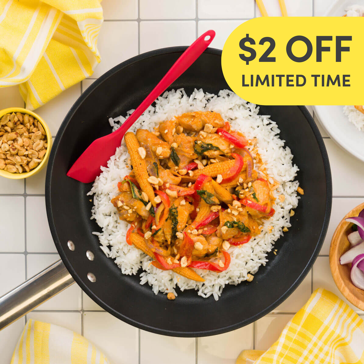 Thai Panang Chicken Curry Ready in 10 minutes!