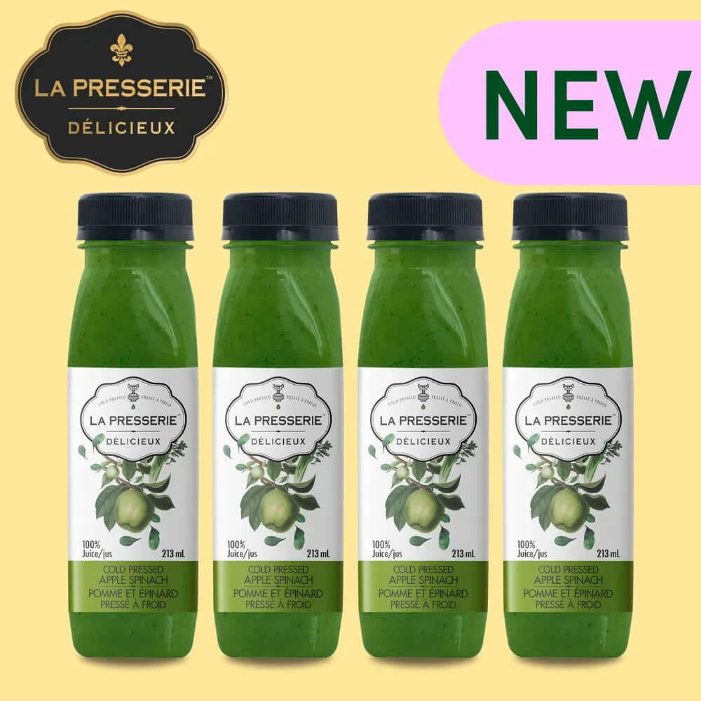 Apple Spinach Cold-Pressed Juice