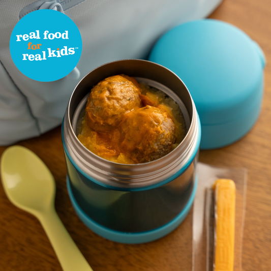 Chicken Meatballs with Carrot Gravy & Potato Mash