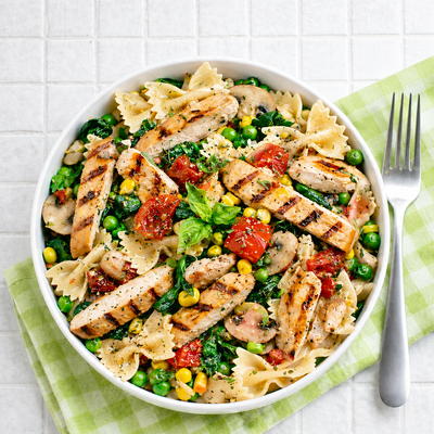 Chicken and Vegetable Medley Farfalle