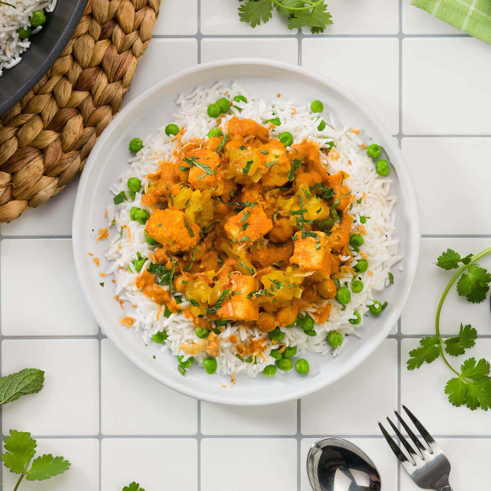 Butter Chickpea & Paneer Curry