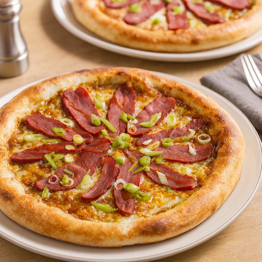 Chiara Cucina Hoisin Duck Pizza