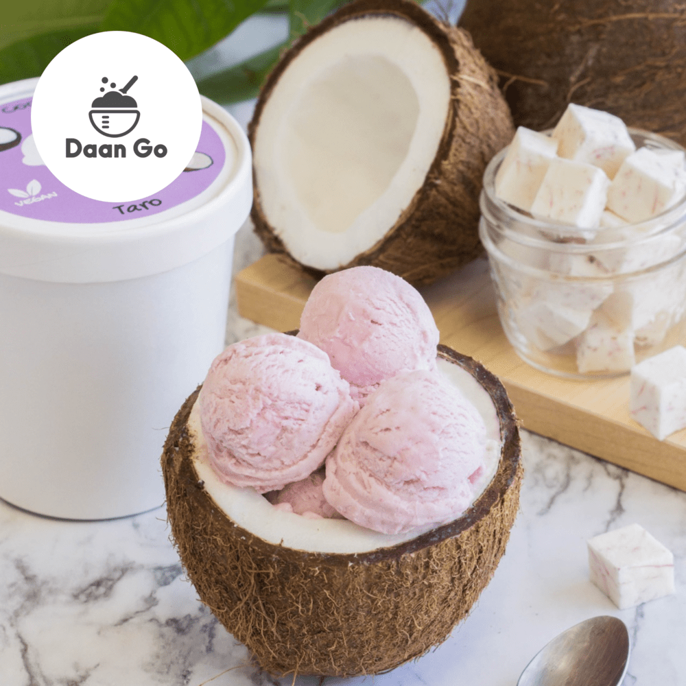 Taro Coconut Ice Cream