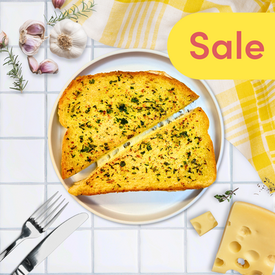 Garlic and Herbs Swiss Grilled Cheese