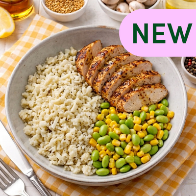 Grilled Chicken & Cauliflower Rice Pilaf