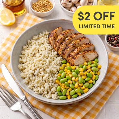 Grilled Chicken & Cauliflower Rice Pilaf