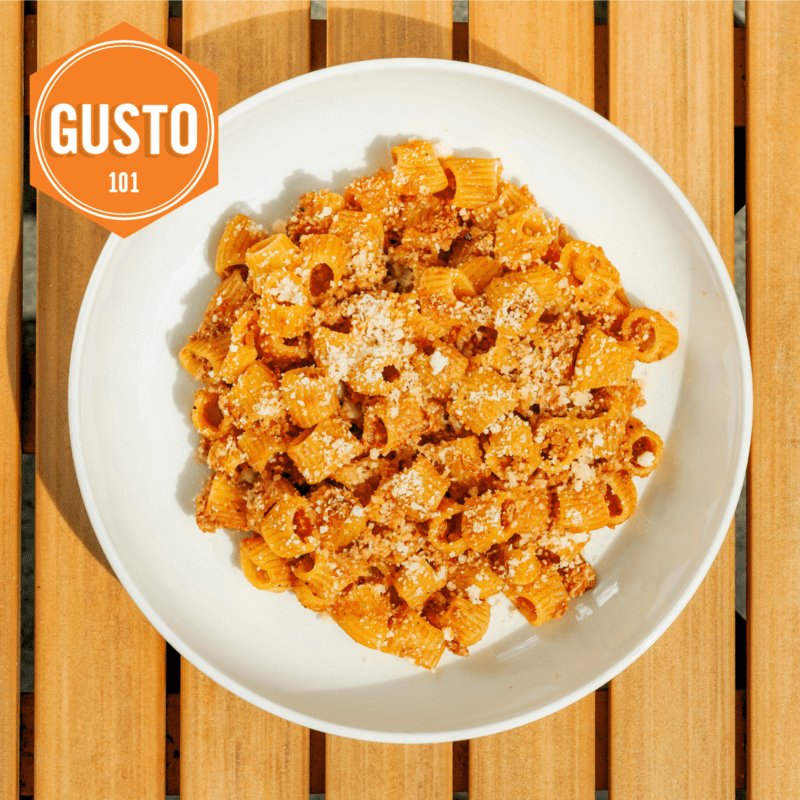 Mezzi Rigatoni alla Bolognese