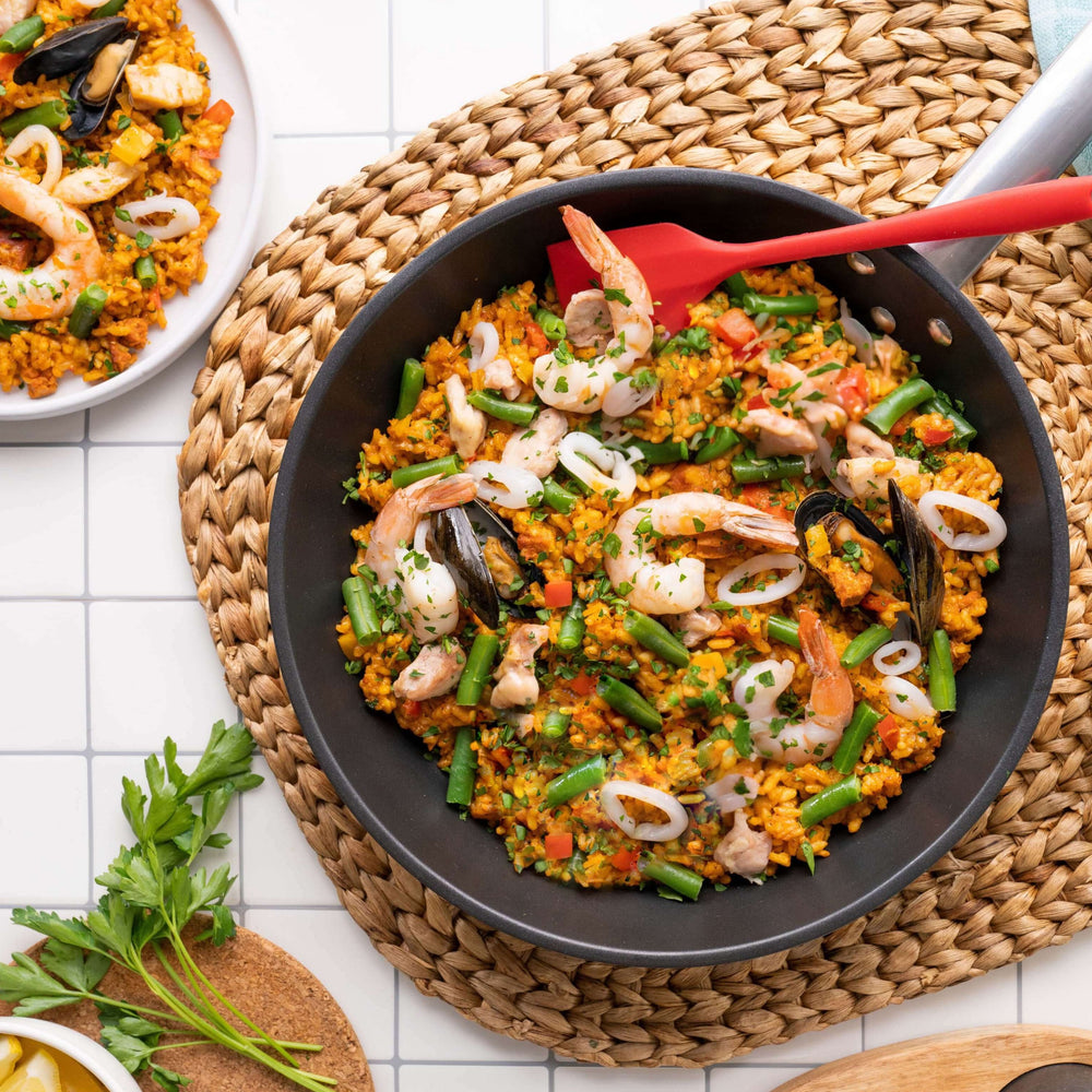 Spanish Saffron Infused Seafood Paella