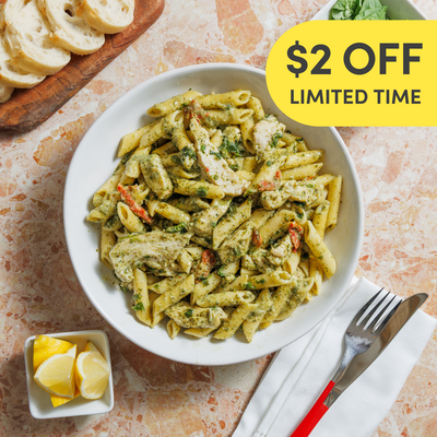 Pesto Chicken Penne