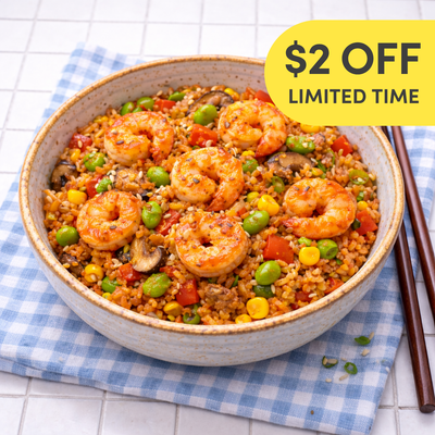 Spicy Shrimp Rice Bowl