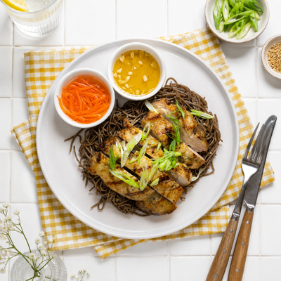 Vietnamese Chicken Soba Noodle Bowl