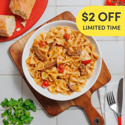 Sirloin Pasta al Pomodoro