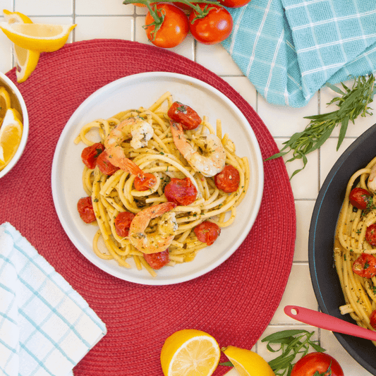 Shrimp Scampi Bucatini